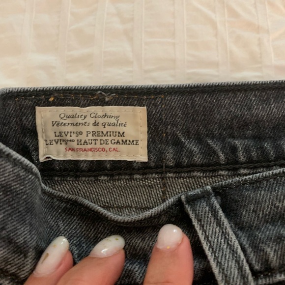 Levi’s premium wedgie grey size 25 - Picture 10 of 12